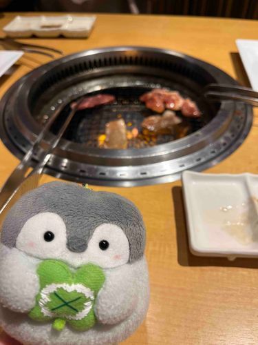 やきにく🍖たびにきたよ〜！！！
おにくいっぱいたびて、はなまる💯
うんどう🚶いっぱいしなきゃいけないものだなぁ…。