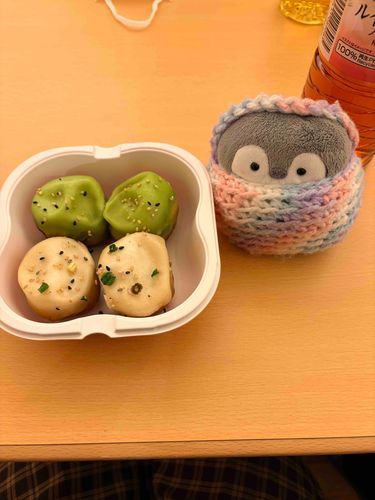 ちゅうかがい🍜にきて、しょうろんぽう🥟をたびたよ〜！じゅわ〜ってしておいしいものだなぁ…！