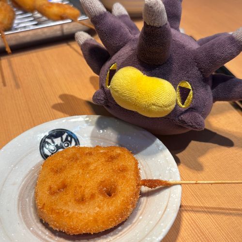 揚げたてレンコンだよ
