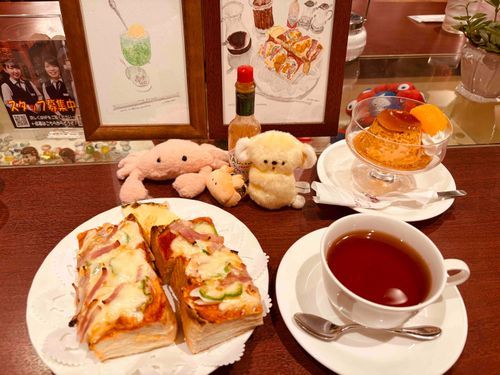 だいすきな きっささんしゃいん、なんと いてんまえ さいしゅえいぎょびに すべりこめたノ！だいすきな ぷりんが たべおさめできて うれち🍮