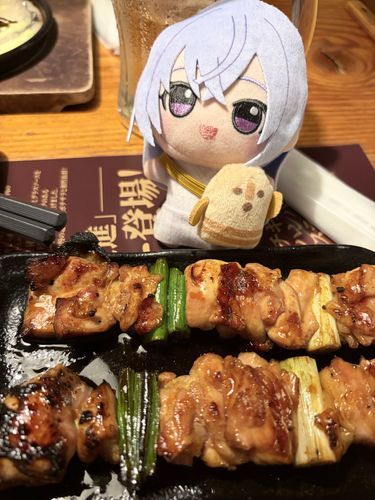 ﾊﾅﾁｬﾝ。焼き鳥たれだよ。おいしいね