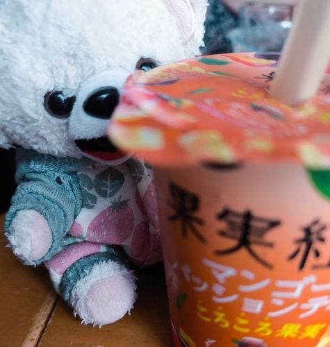 ぼく、　コロコロ果実紅茶　だいすきなんだ
マンゴーと　パッションフルーツ
だーいすき🥭
ちょっと　ピーチより　苦い🐻‍❄️