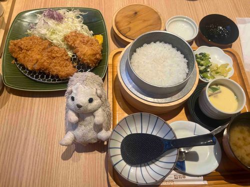 和幸に行ってきたんだけど、茶碗蒸し付きセットのメニューもあってびっくりした！茶碗蒸しいつからあったんだろ？とんかつもご飯も茶碗蒸しも全部おいしかったよ！