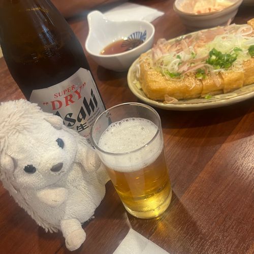 今日はお父さんのお誕生日！みんなで飲みに来たよ！🍻