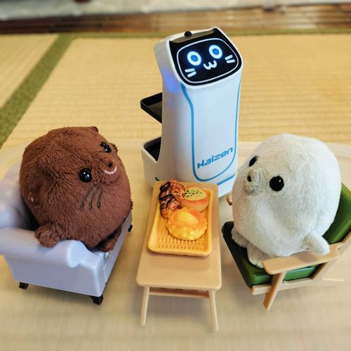 ロボットさんが運んでくれるんだねぇ
