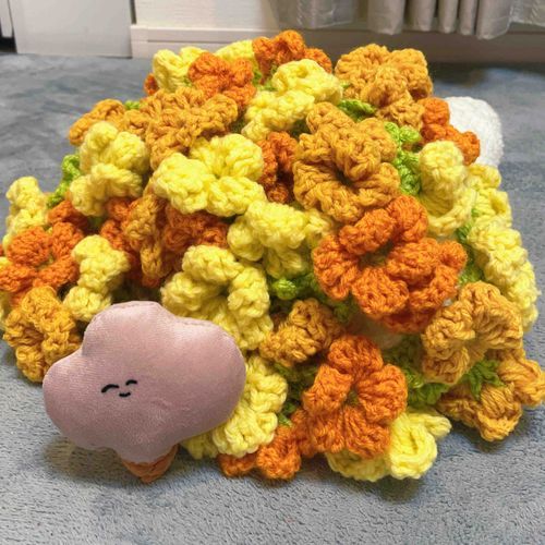 ﾇｼががんばって編んだやつみて🌼