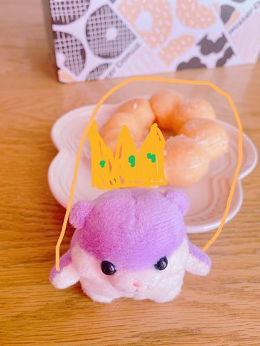 ハムちゃん「ポン・デ・リングを運ばなきゃ！ポン・デ・リングを運ばなきゃ！」