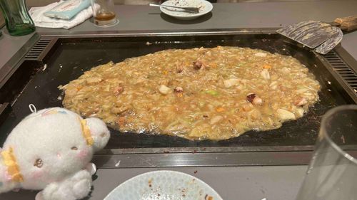 お久しぶりです
もんじゃ焼き食べました