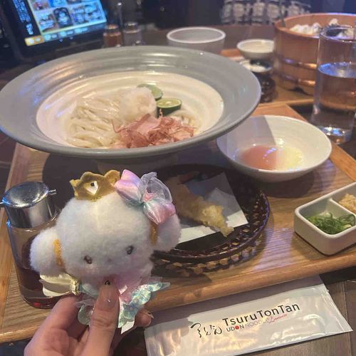 東京上陸！
つるとんたんに行ったみゅん♡