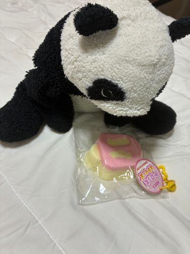 スクイーズもらっちゃった！
おいしそー......?
なにこれ？食べもの？？