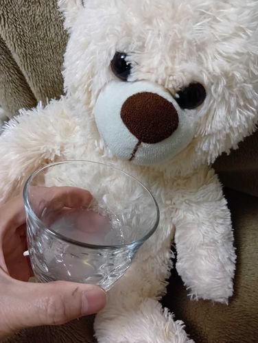 ふぁーふぁ(この子の名前)は夕飯を一緒に食べているんだけど、毎日しめはレモンスカッシュ(レモンじゅーちゅ)飲む？