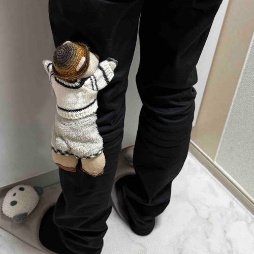 パンチくんごっこしてる🐒