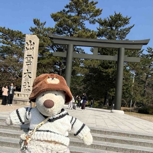 いずもたいしゃにきたよ~！