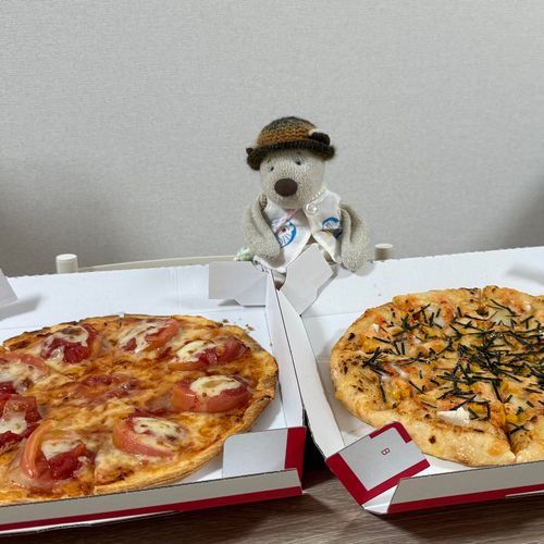 ピザパーティーだよ🍕🧸