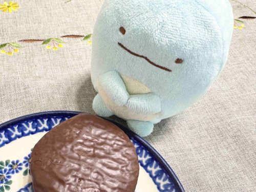 少し昔に撮ってもらったシリーズ①
とろ甘キャラメルバターが入っているチョコパイを食べたよ✨🍫