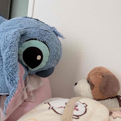 長老にごあいさつしてからおねんねします🍒