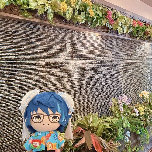 お水が流れていてキレイでしたよ〜💙