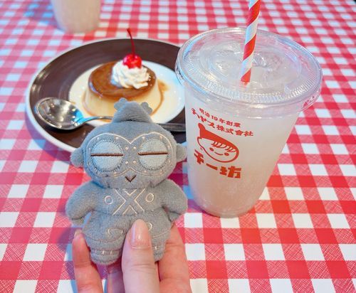 チー坊ソーダにしたんだけど、とても飲みやすくて美味しかった〜🎶
シェイクとかもあるらしいから、飲んでみたいな🎶