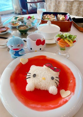 ご飯もとっても可愛かったよ🎀
