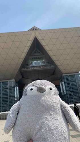 🔻ビッグサイトにやってきた🔻
やぁ！やぁ！やぁ！
遠いところにやってきたものだなぁ〜