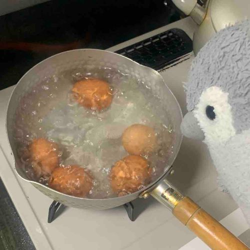 🥚固めが好きです🥚
これは、ゆで卵の赤ちゃんを見守るぺんすけ