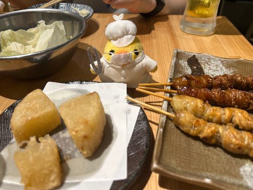 私が作りました、の顔をして佇む給食当番の人