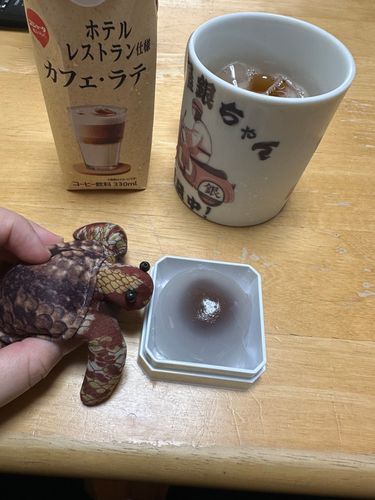 みずまんじゅう？
っていうらしい
プルプルうまうま(≧▽≦)

あるじはこれで
夏をかんじるって
ゎからなぃｮ。。。、