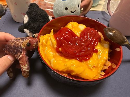 すいはんきオムライスー
唯音がハートかいてくれたって
あるじよろこんでたよ
ちなみにめちゃ(ﾟдﾟ)ｳﾏｰ