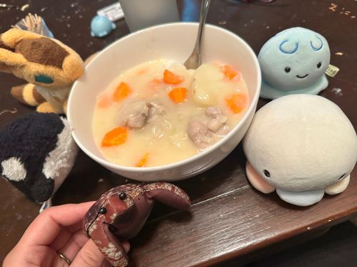 いとままシチュー‼️
やっぱりうまい‼️‼️おいしいよ‼️
さすがママ❣️❣️❣️
