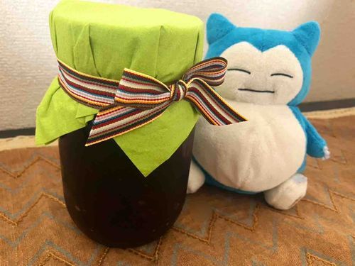 自家製ブルーベリージャム！
美味しいね〜