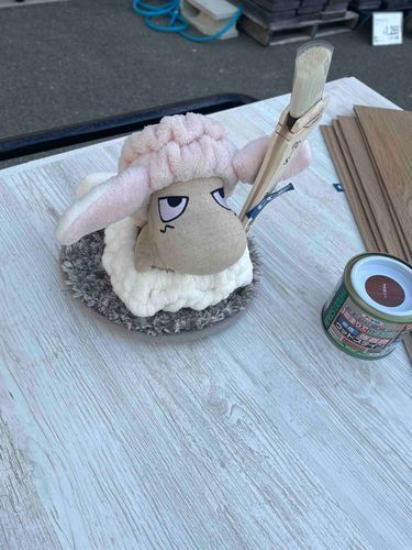 みんなおはよう☀️
お家をプチリフォームするのだ！
ティザスがんばるんるん！🦖💛💚💛
