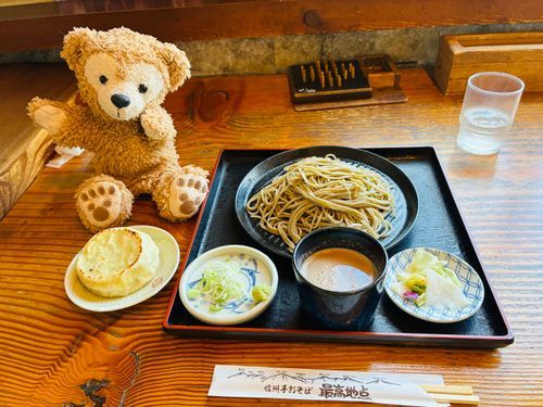 お蕎麦美味しかった
おやきはナスにしたよ