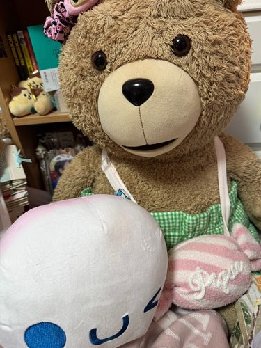 ぼくたちのところにきたあわわくん。それよりお姉さん、お盆遊び呆けてない？