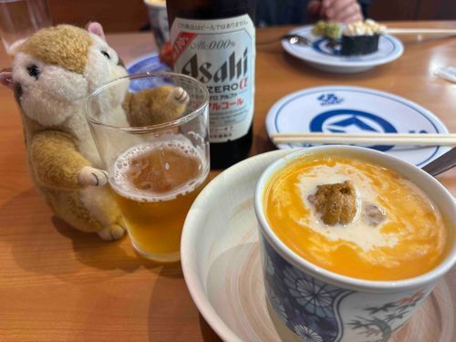 ウニ茶碗蒸しおいしゅうございました☆