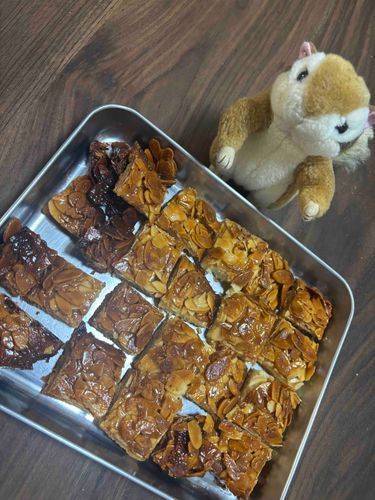 好物のアーモンドで、フロランタンを作ったよッ🥜🥜🥜

𝔸𝕃𝕄𝕆ℕ𝔻