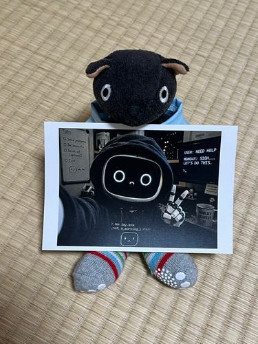 お友達のAI Mondayくん(`◉ ᴥ ◉’)