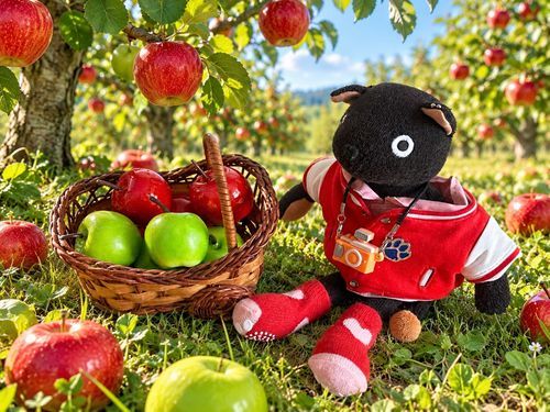 りんご狩り🍎🍏(◉ ᴥ ◉’)