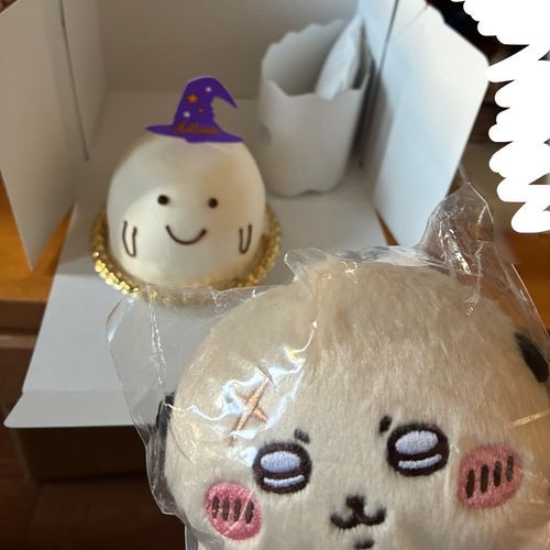バケラッタ!おばけのショートケーキですって!今から食べるのが楽しみですね!ラッコ先生!