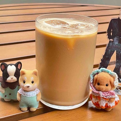 主さんの推しコンサートについてきたよ🎵カフェラテうめぇ🎵