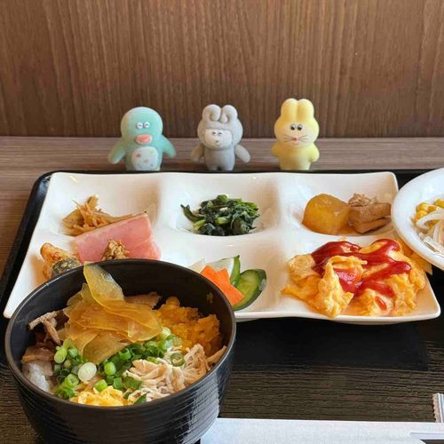 あまみのホテルのあさごはん おいしかた🍚♩