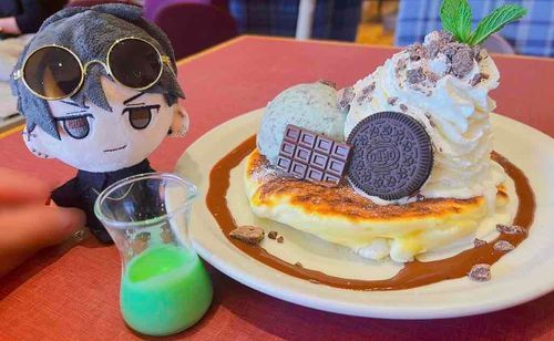チョコミントパンケーキ🥞🍫