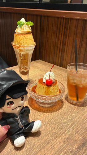 大橋担不在のプリン会で草🍮
