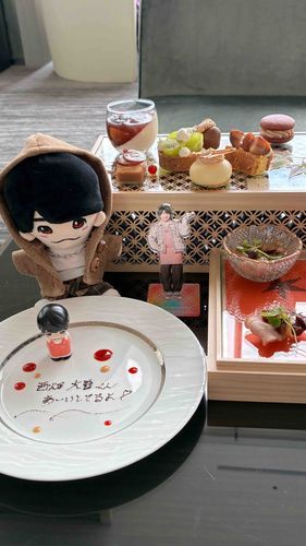 初アフヌン！でした🌰🍇
プレートも書いてもらえて大満足！