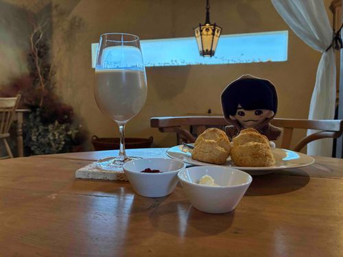 どっち派ロケ地のカフェ！スコーン美味しかった🍴