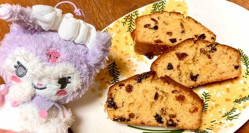 パウンドケーキを焼いたよ！
とってもおいしくできたー！！
