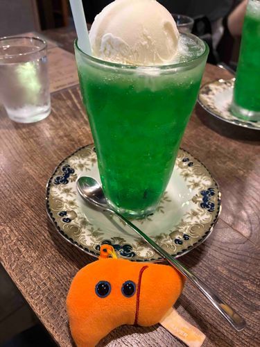 クリームメロンソーダ🍈🍦✨️
お酒以外の炭酸久しぶりに飲んだよ…🥹🥹🥹
