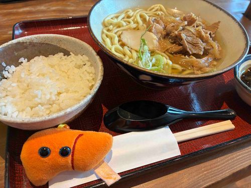 美味しいソーキそばだったね✨️初めて食べたよ❣️