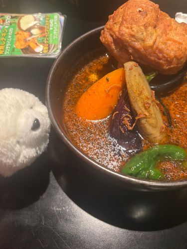 すーぷかれーは、熱いうちに食べるとあったかい