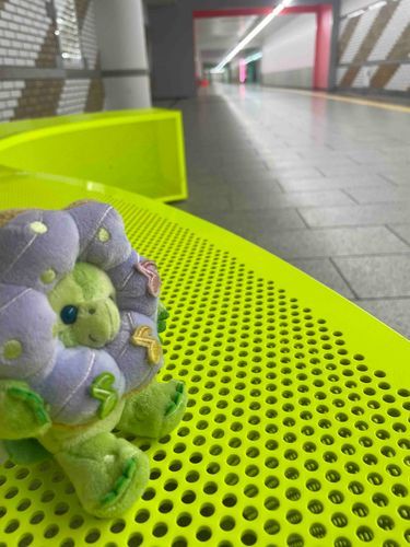 さんちか散歩してみた
アーティスティック空間　🪅
気分が上がるよ　みんなも歩いてみて　冬もあったかい　ぽかぽか