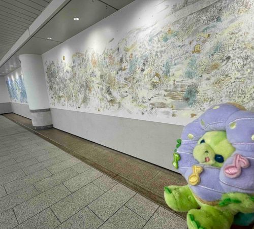 さんちか　まだ歩いてるよー
いろんなアーティスト作品が展示されてて楽しい！